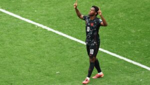 Jonathan David silences doubters with historic hat-trick as Ismael Koné injury darkens Canada’s first World Cup win